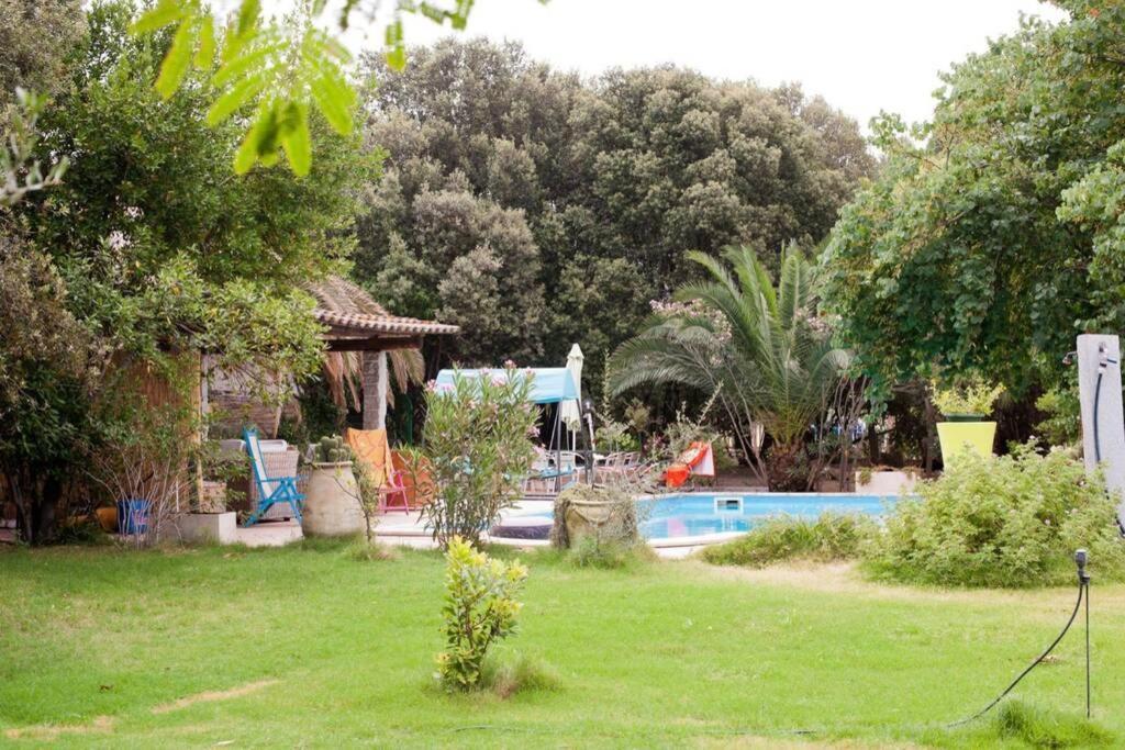 Big Relax Apartment With Swimming Pool And A Peaceful Garden In A Private Villa Sestu Luaran gambar